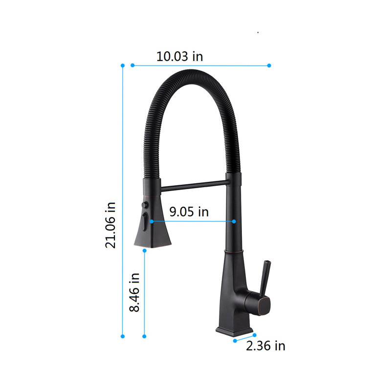 Interbath Pull Down Kitchen Faucet