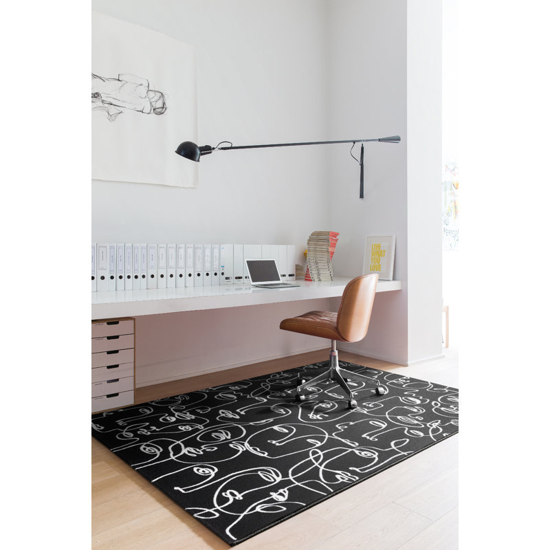 Tiago Abstract Area Rug, Rectangle 135 x 200cm