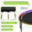 Trampoline de cour arrière de 16 pi avec enceinte de sécurité-123821843