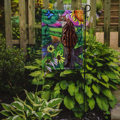 Double Sided 15'' H x 11'' W Polyester Animal Garden Flag
