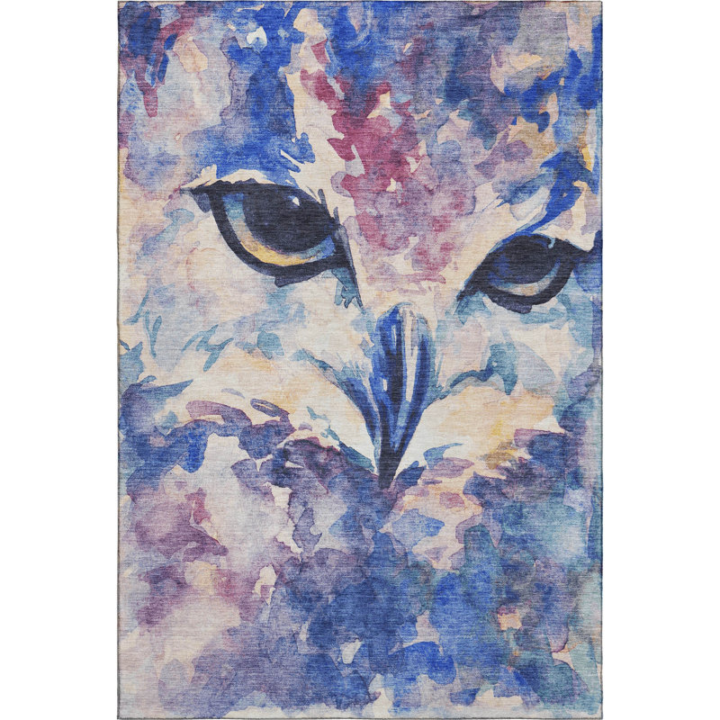 Tapis Premium lavable à la machine Mayfield AMF2274, Bleu, 10 pi x 14 pi
