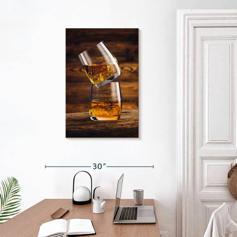 Yarlin whisky sur whisky, H 30 po x l 20 po