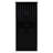 Bathroom Storage Cabinet - Black With 2 Laundry & Design Painted Tipping Device-1129730430