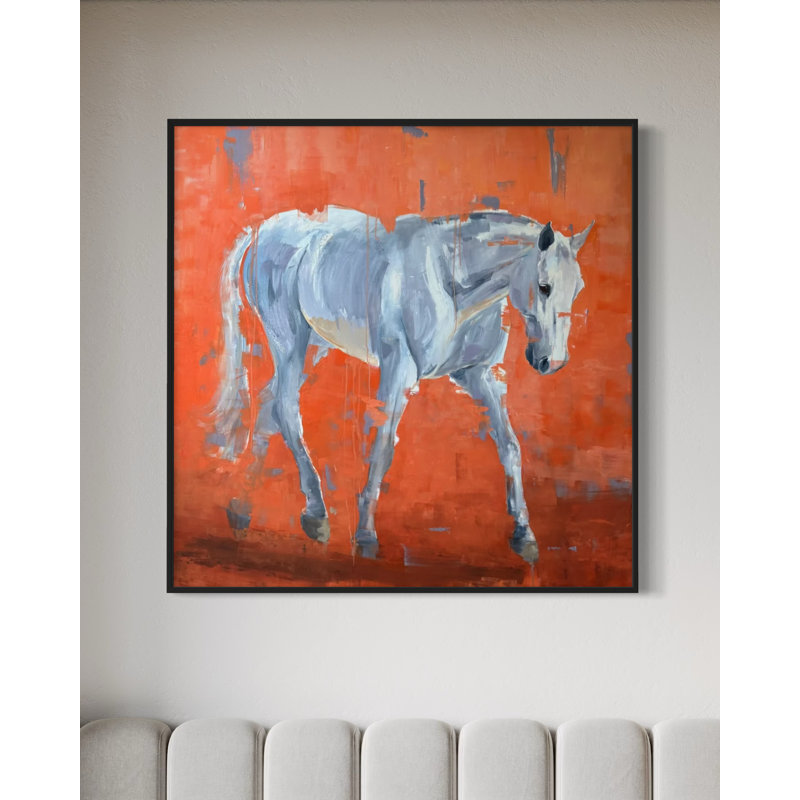 Onward | Print, 48" H x 48" W, Black Frame