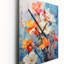 Bamboo Dreams II - Horloge murale florale surdimensionnée-99630304