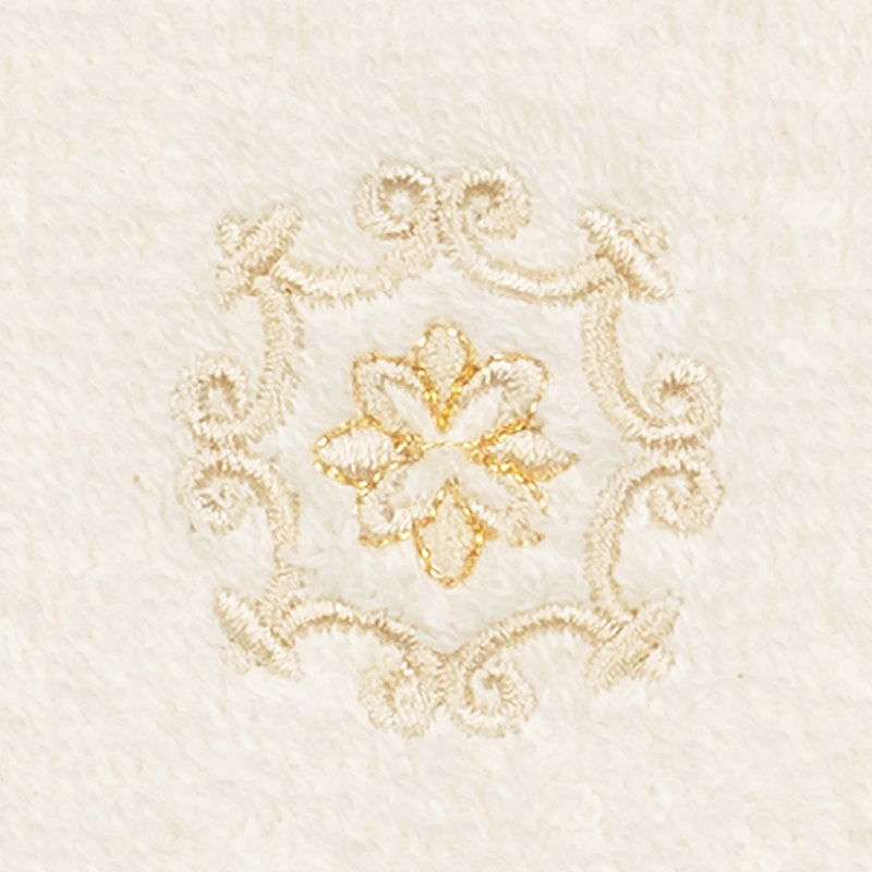 ALYSSA Turkish Cotton Washcloth, Cream