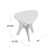Fresca Triangle Wood End Table