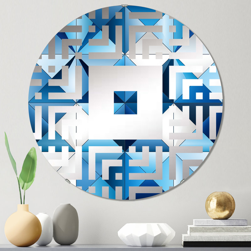 Miroir mural carré, 23,6 po x 23,6 po