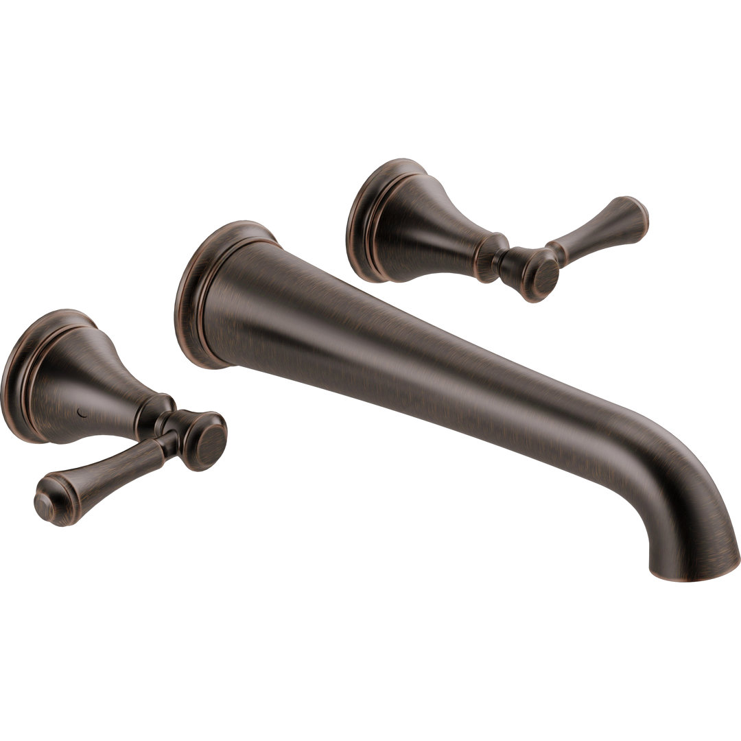 Cassidy Double Handle Wall Mounted Tub Spout Trim Delta 