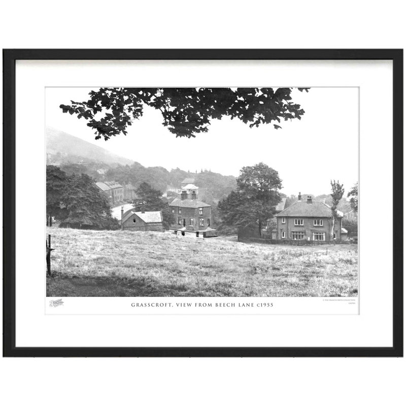 Grasscroft, View From Beech Lane C1955 by Francis Frith - Single Picture Frame Print, 45cm H x 60cm W x 2.3cm D