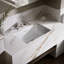 Lavabo de salle de bain rectangulaire encastré avec trop-plein Kathryn-1718136