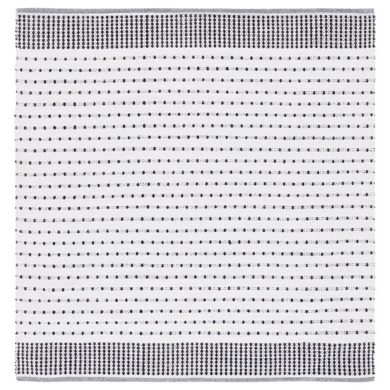 Tapis en coton à tissage plat Aitken, Carré 6 pi