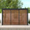 111 Panneau décoratif en grain de bois pour accessoire de pergola Takasho