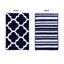 Tapis de bain réversible de la collection Marrakesh, tapis de bain lavable à la machine-2033600790-2132176142