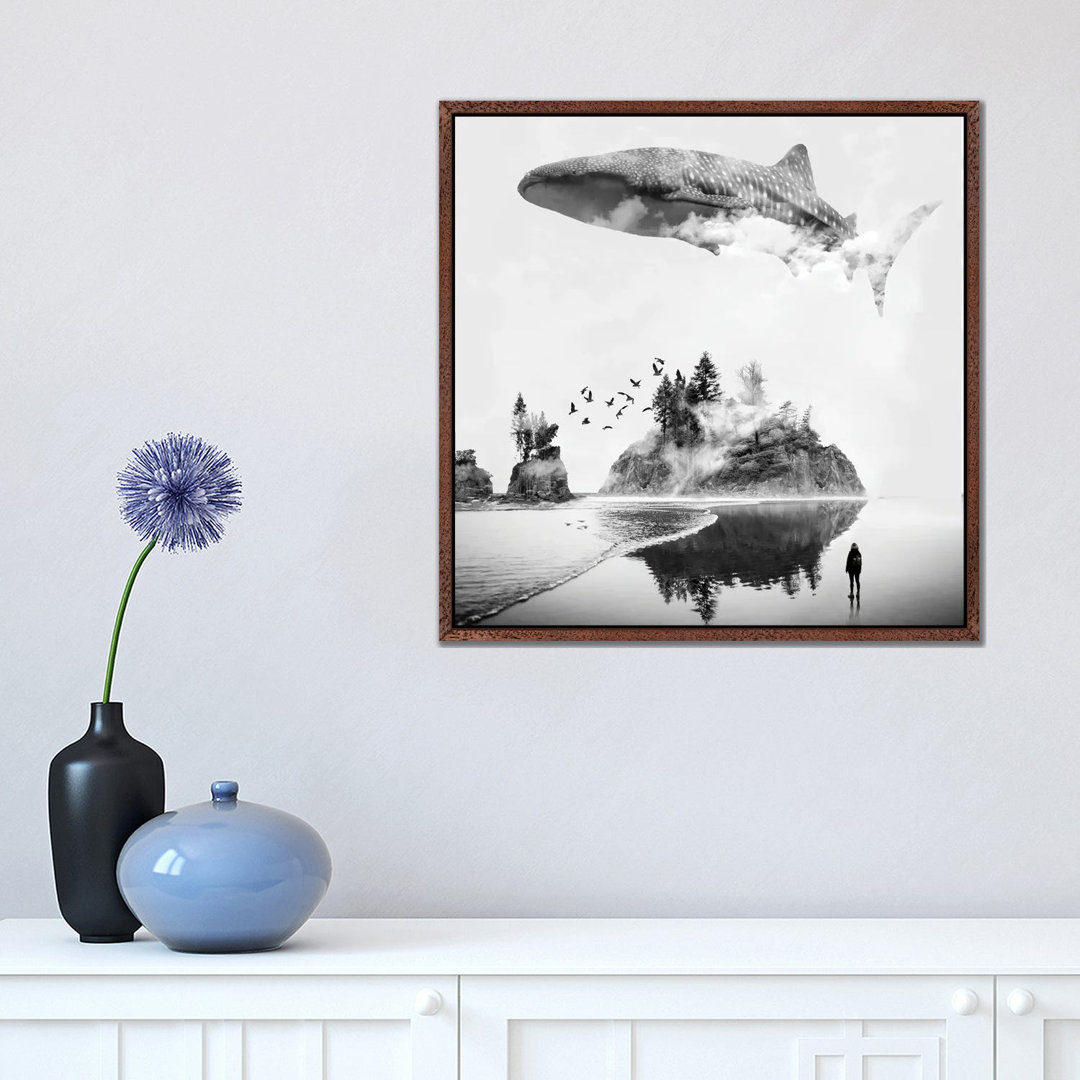 Whale Shark Island by David Loblaw - Print on Canvas