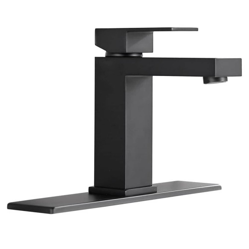 Single-handle Bathroom Faucet, Matte Black