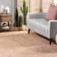 Tapis décoratif en jute tressé à la main delasandro/coton beige/brun-2069356804