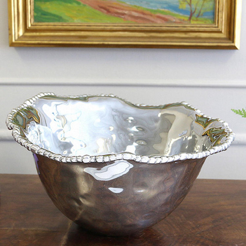 Organic Pearl Serving Bowl, 13.25"