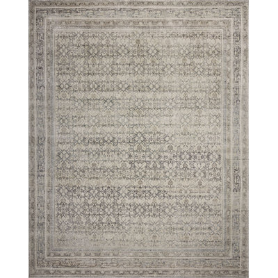 Tapis ivoire / ardoise Loloi Xhevat Cloudpile