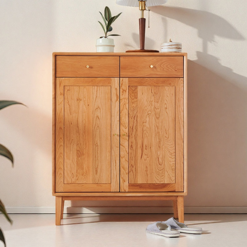 Armoire à chaussures moderne et simple, Brun