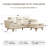 84″ Wide Reversible Sectional Sofa with Chaise-361666944