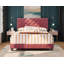 Ensemble de lit double en velours cerise Modena-1939841287-1939841284