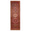 Tapis rouge Sarabi fait à la main de conception unique 3 pi 5 po x 10 pi 10 po