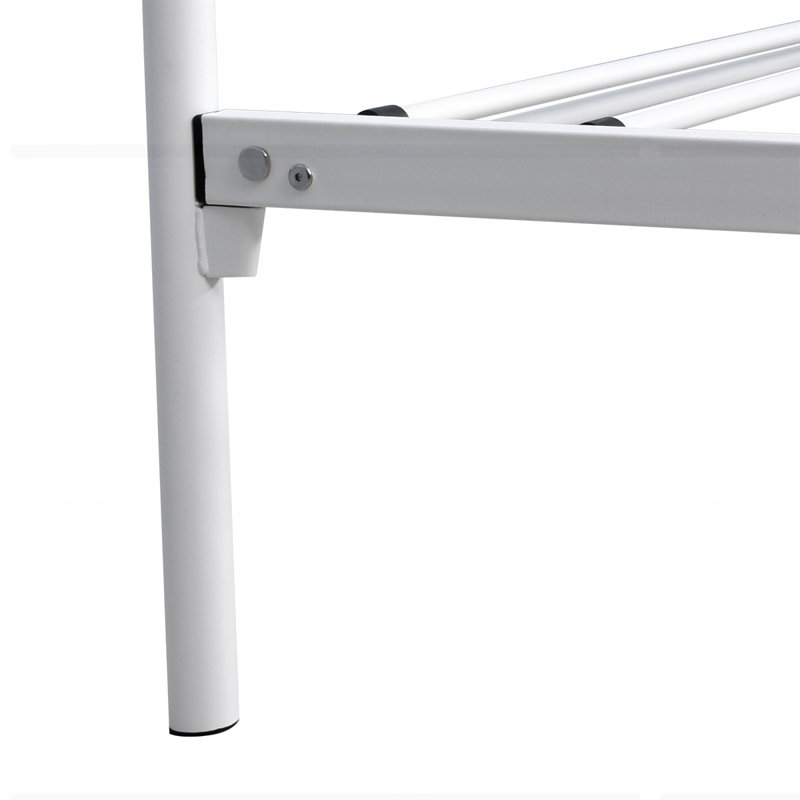Base de lit plateforme en métal de style victorien