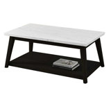 Mairenn 48" Marble Top with shelf and casters