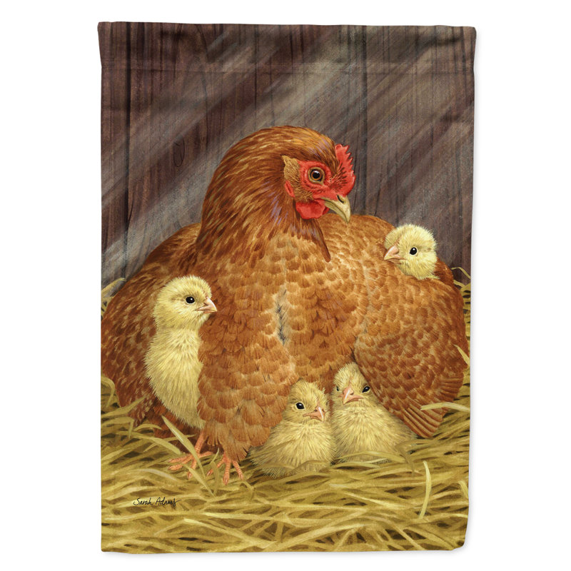 Fast Forward Double Sided 15'' H x 11'' W Polyester Animal Garden Flag