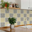 Carrelage mosaïque floral en vinyle 12 po x 12 po (ensemble de 24)-107290360