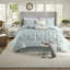 Ensembles de literie, édredon en polyester et coussins décoratifs pour la maison Elegant Seafoam
