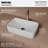 Karran Valera 19 In. Vitreous China Rectangular Vessel Bathroom Sink