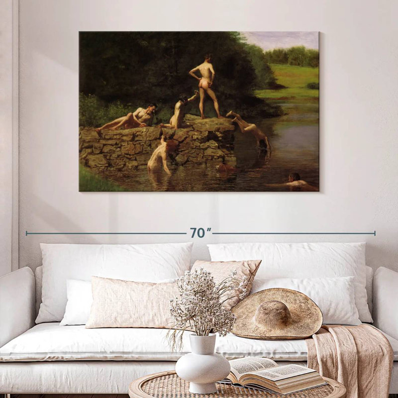 The Swimming Hole, 8" H x 12" W