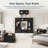 White 4-in-1 Detachable Hall Tree Entryway Storage with Cabinet, Drawers & Hooks-739724787