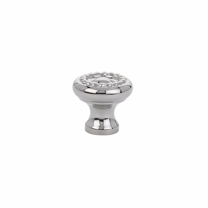 Emtek Rope Cabinet Knob, Polished Nickel, 1''