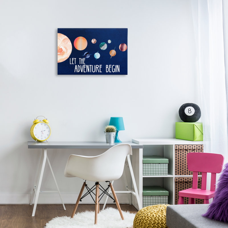 Let Let commencer sur toile par Lanie Loreth, H 16 po x l 24 po