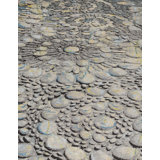 One-of-a-Kind Hand-Knotted High-Quality Gray/Blue/Yellow/Black Area Rug