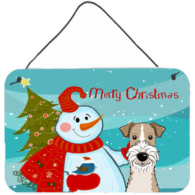 Impression sur plaque bonhomme de neige
