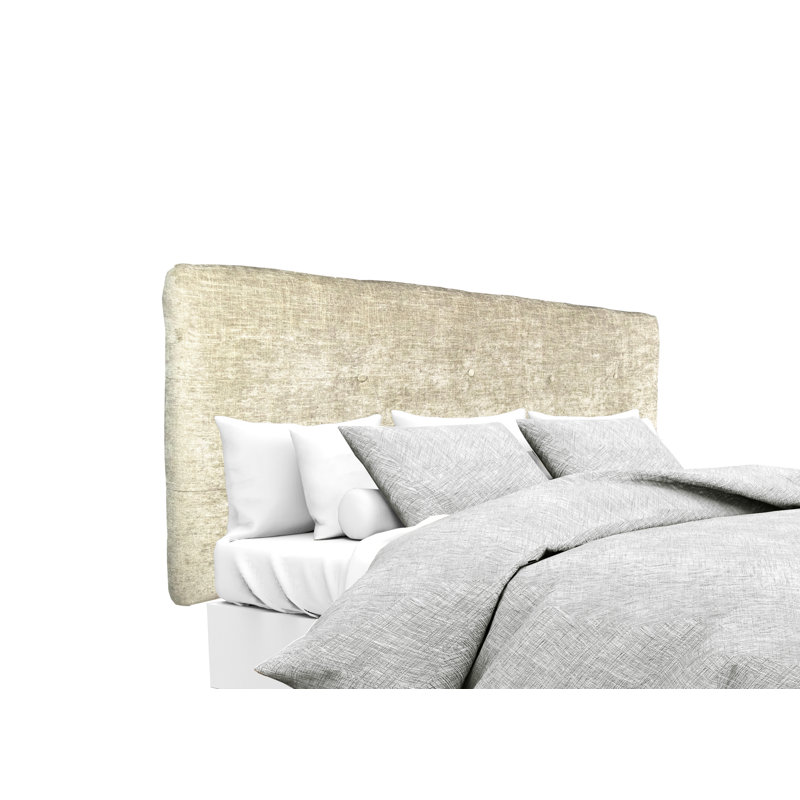 Tête de lit tapissier Kwok, Double, Sterling