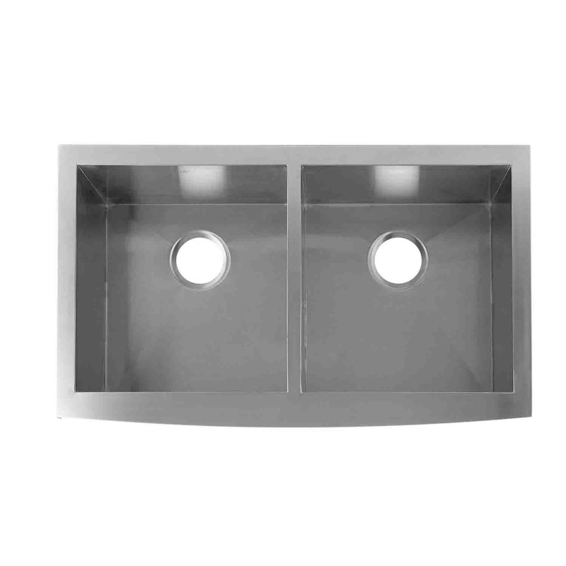 32.85'' L Double Bowl Stainless Steel Kitchen Sink