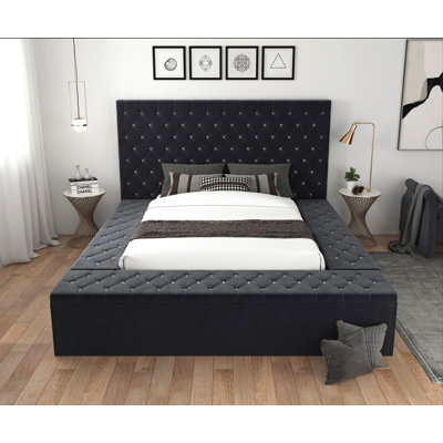 Zaniyah Upholstered Platform Storage Bed