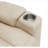 Beige Finish Faux Leather Power Motion Recliner by  for Home Relaxation with Lift, Heating and Massage