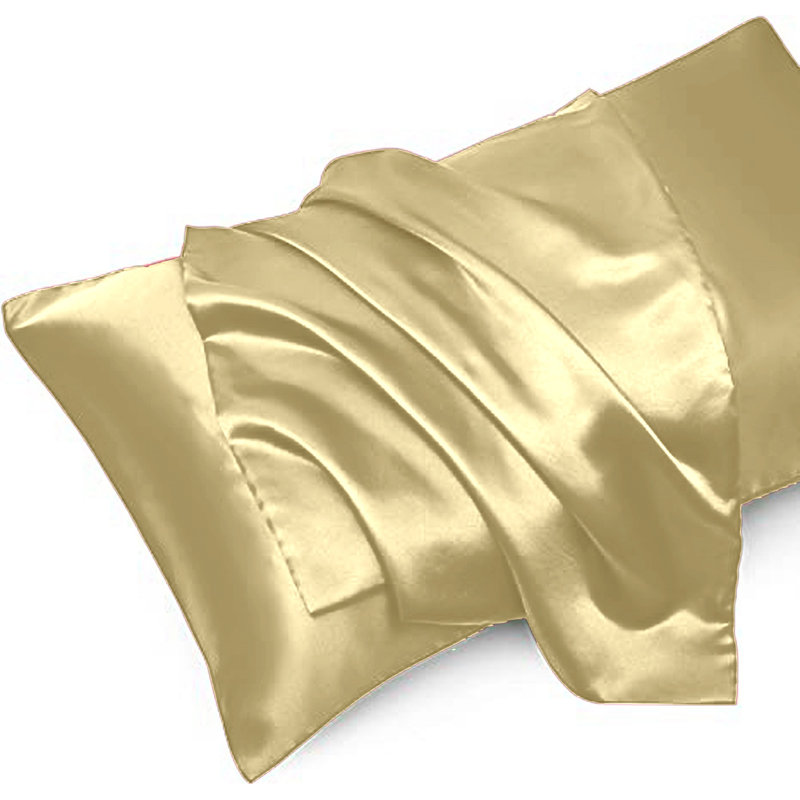 Patchell Silk Pillowcases, Gold