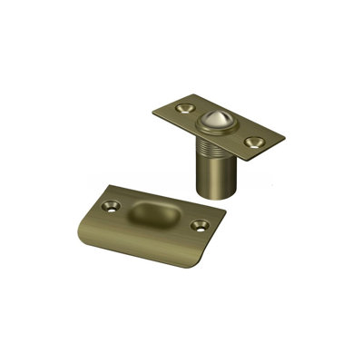 9D08F2A601D640E5A0D86F514F2775C6 Ball Catch; Antique Brass Finish