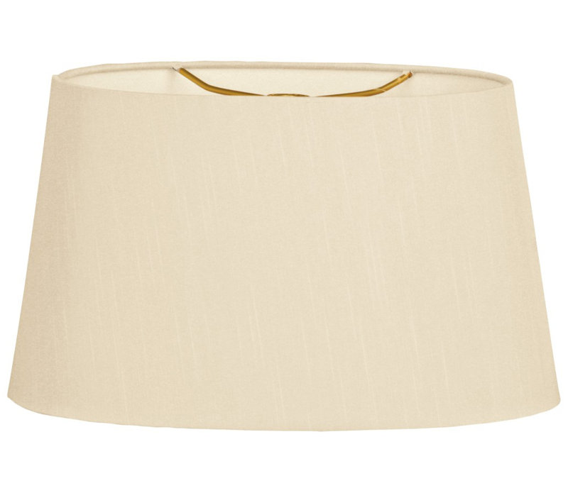 Abat-jour empire 10" en shantung, Beige