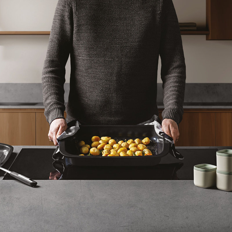 Batterie de cuisine en fonte d'aluminium antiadhésive 3 pièces BergHOFF Leo Graphite