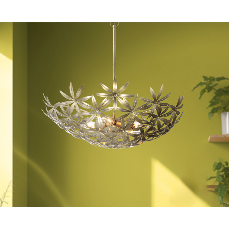 Luminaire suspendu bol 4 lumières Kialey