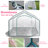 5.8' W x 3.5' D Greenhouse