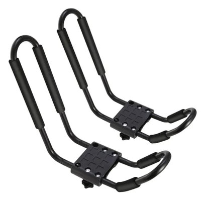 Universal Kayak Roof Rack J Bar, 1 Pairs-Bar Rack HD Kayak Carrier Canoe Boat Surf Ski Roof Top Mount Car SUV Crossbar
